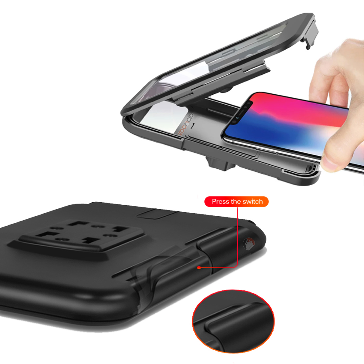 Miniatura 2 de Soporte De Celular Impermeable Para Moto